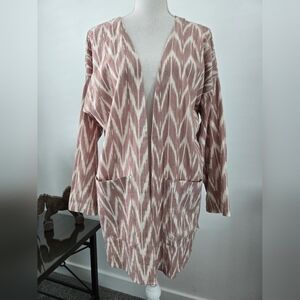 Seko boho-chic 100% Cotton Ikat Robe coat kimono-style gown. New without tags.
